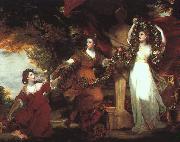 Sir Joshua Reynolds Ladies Adorning a Term of Hymen china oil painting reproduction